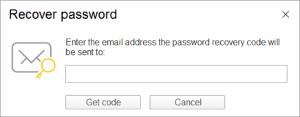Fig. 50. Email address input window